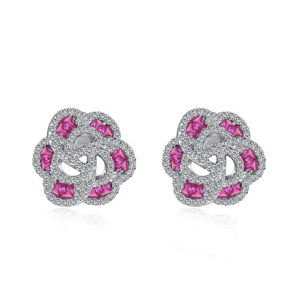 [AURORA]Exquisite Flower Shape Daily Earrings