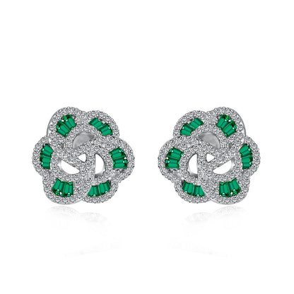 [AURORA]Exquisite Flower Shape Daily Earrings
