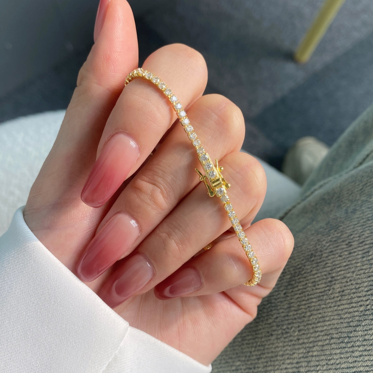 [AURORA]Radiant Colorful Round Cut Party Bracelet