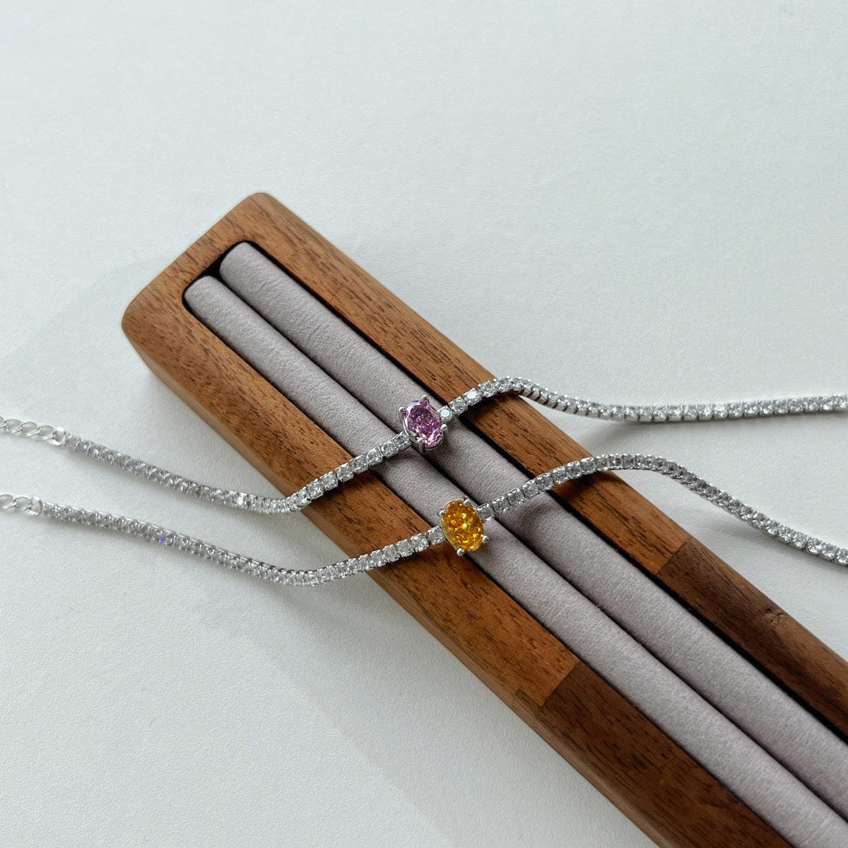 [AURORA]0.75 Carat Exquisite Oval Cut Daily Bracelet