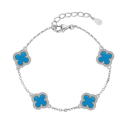 [AURORA]Four-Leaf Clover Exquisite Bracelet