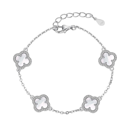 [AURORA]Four-Leaf Clover Exquisite Bracelet