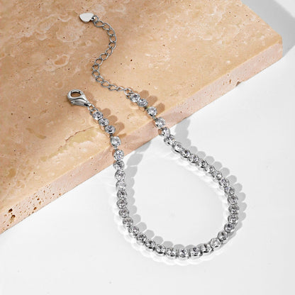 [AURORA]Dazzling Sparkling Round Cut Daily Bracelet