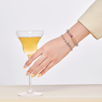 [AURORA]Delicate Colorful Multi Cut Party Bracelet