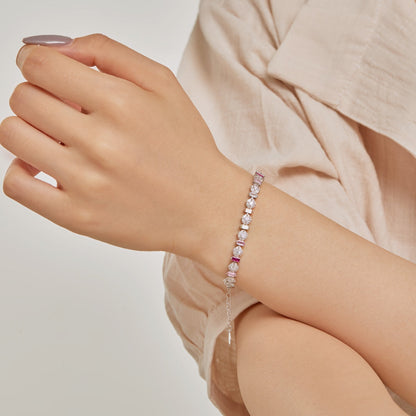 [AURORA]Radiant Colorful Round Shape Daily Bracelet