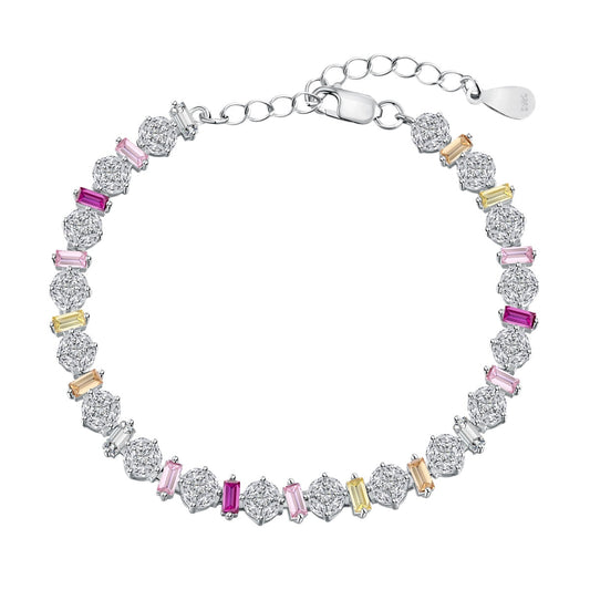 [AURORA]Radiant Colorful Round Shape Daily Bracelet