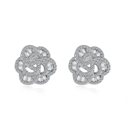 [AURORA]Exquisite Flower Shape Daily Earrings