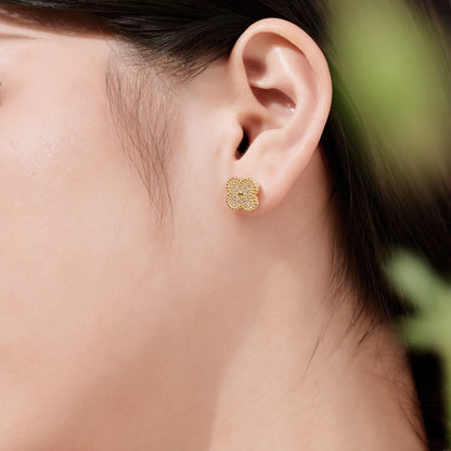 [AURORA]Four Leaf Clover Fashion Earrings