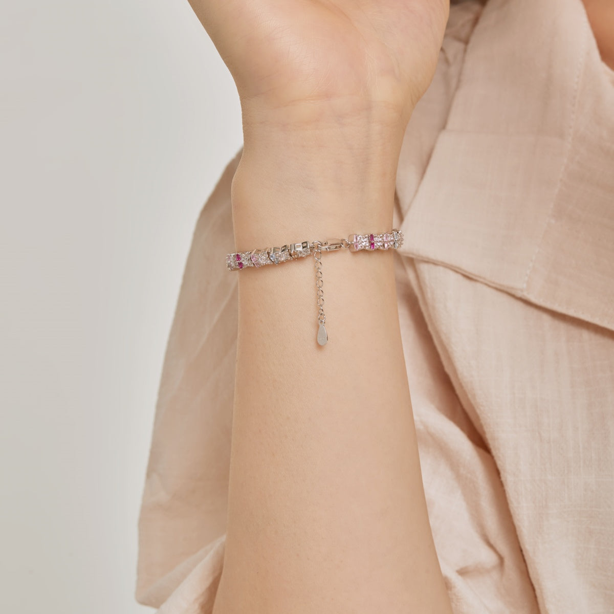 [AURORA]Unique Colorful Flower Shape Daily Bracelet