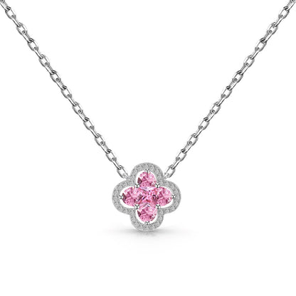 [AURORA]Spliced Lucky Four-Leaf Clover Versatile Necklace