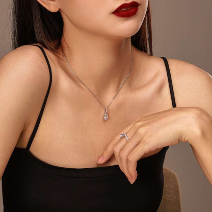 [AURORA]Delicate Water Drop Shape Fashion Necklace