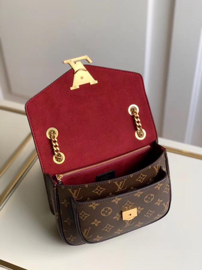 LV PASSY HAND BAG 22CM MONOGRAM CANVAS
