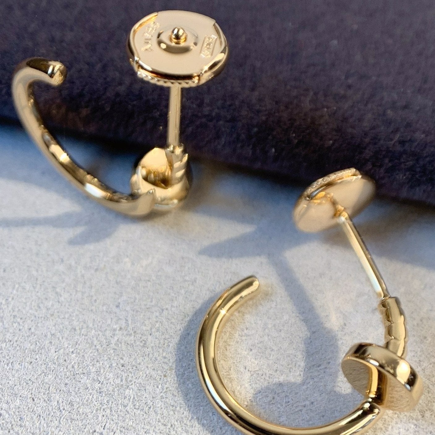 [AURORA]JUSTE EARRINGS PINK GOLD