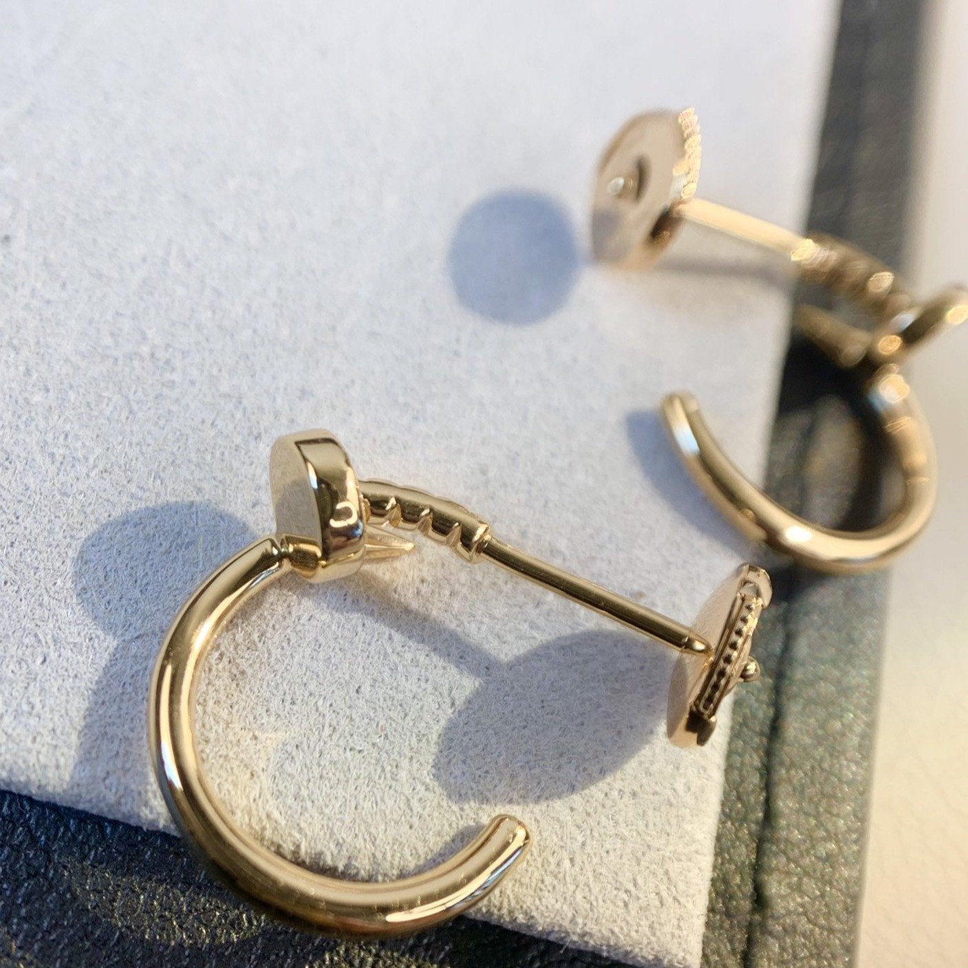 [AURORA]JUSTE EARRINGS PINK GOLD