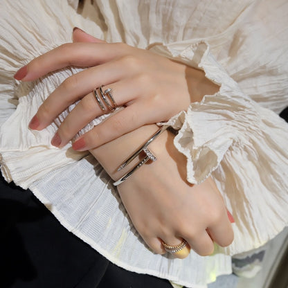 [AURORA]JUSTE RING 1.8MM SILVER DOUBLE ROW