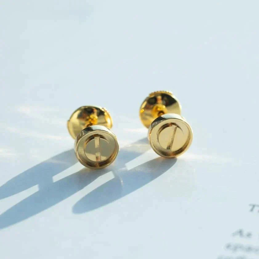 [AURORA]LOVE EARRINGS GOLD 10MM