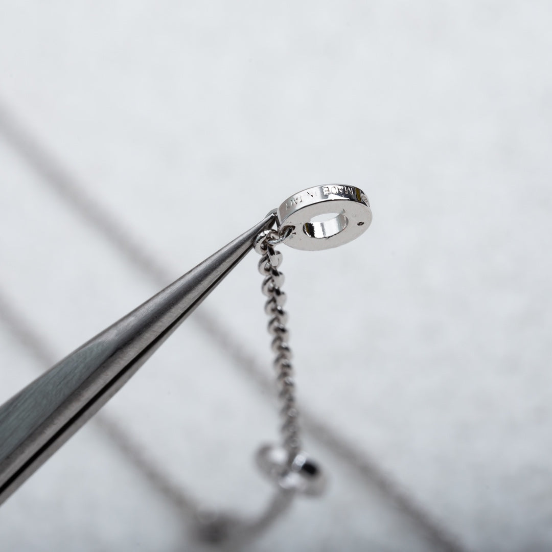 [AURORA]PARENTESI NECKLACE SILVER