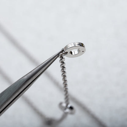 [AURORA]PARENTESI NECKLACE SILVER