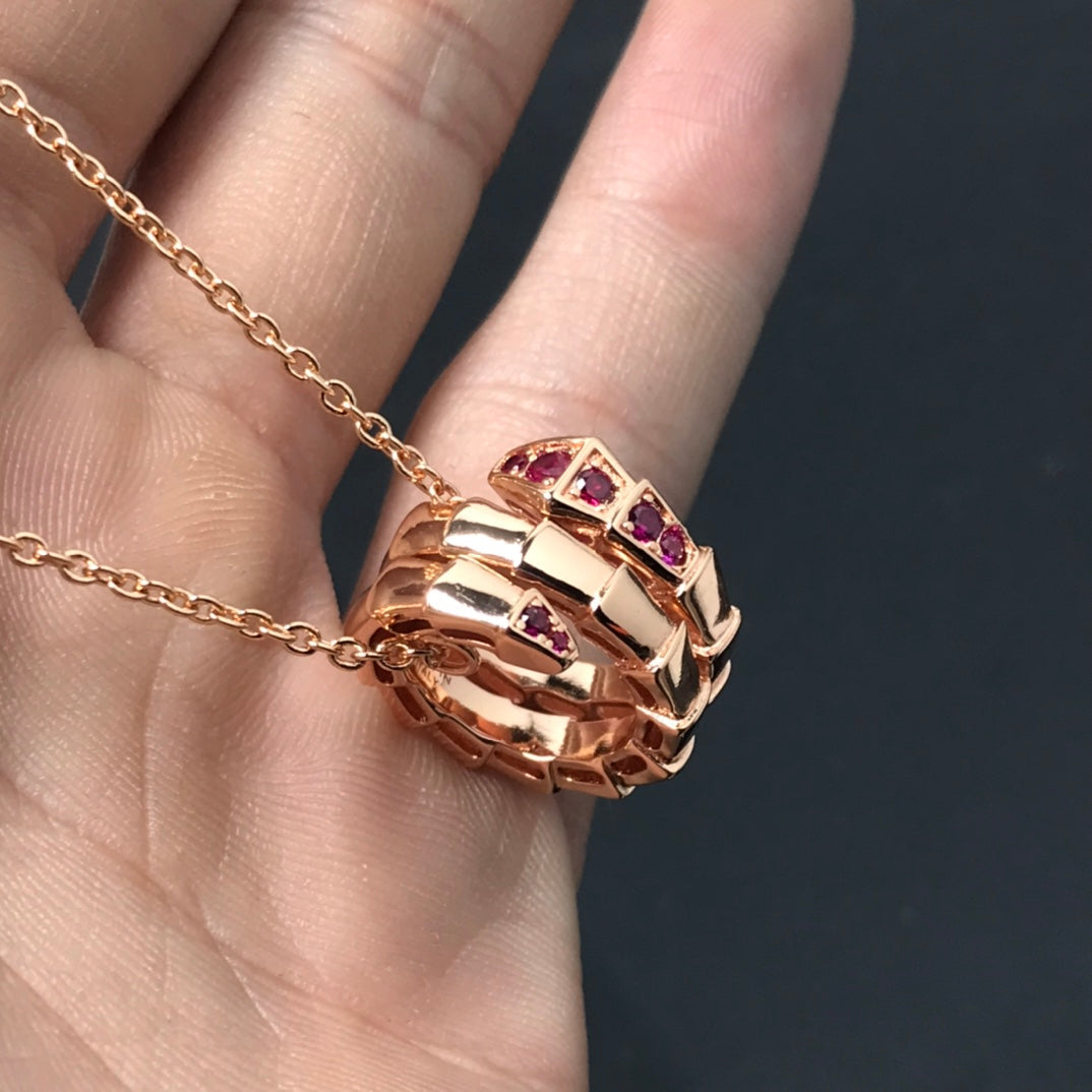 [AURORA]SERPENTI PEDANT NECKLACE