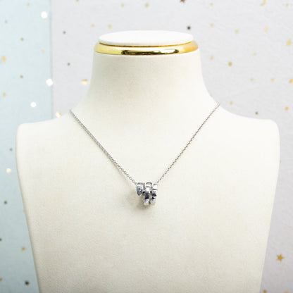 [AURORA]SERPENTI SILVER NECKLACE DIAMOND