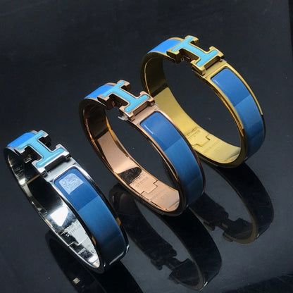 [AURORA]H BRACELET BLUE RAINBOW CERAMIC