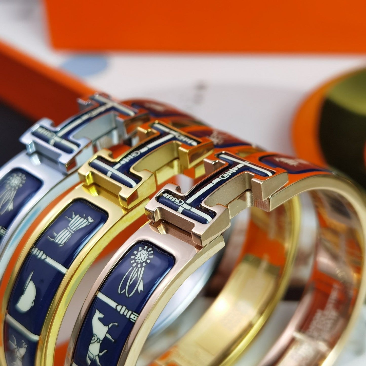 [AURORA]H COUVERTURES DARK BLUE BRACELET