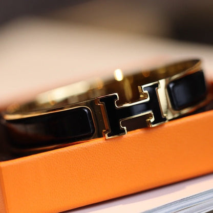 [AURORA]H BRACELET 12MM GOLD