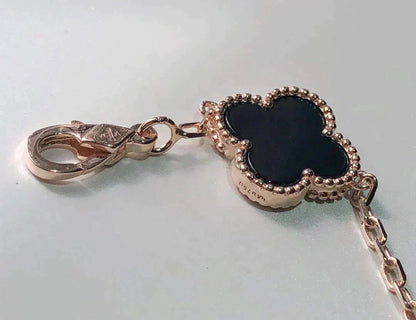 [AURORA]CLOVER 5 MOTIFS MULTICOLOR  BRACELET