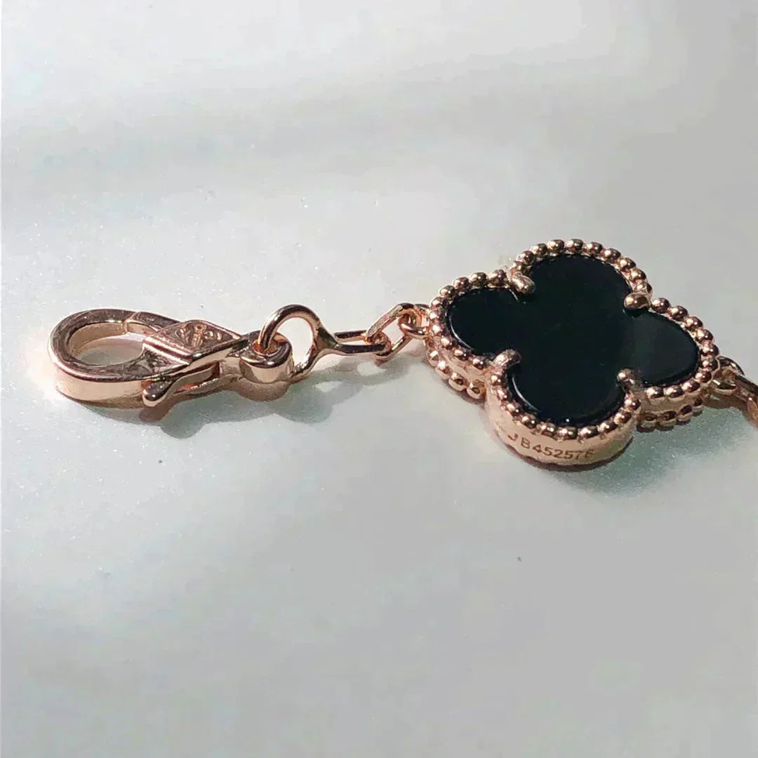 [AURORA]CLOVER 5 MOTIFS MULTICOLOR  BRACELET