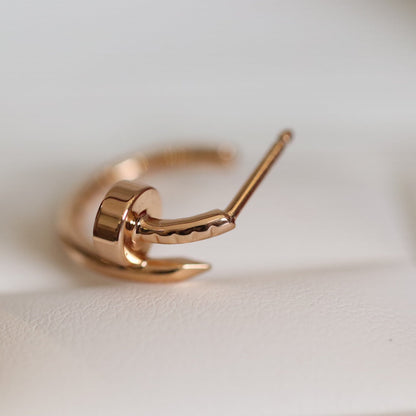 [AURORA]JUSTE EARRINGS PINK GOLD