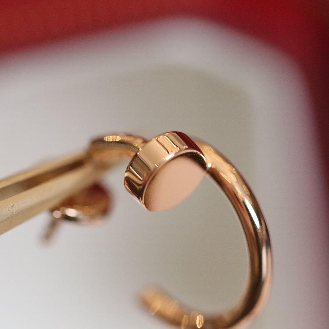 [AURORA]JUSTE EARRINGS PINK GOLD