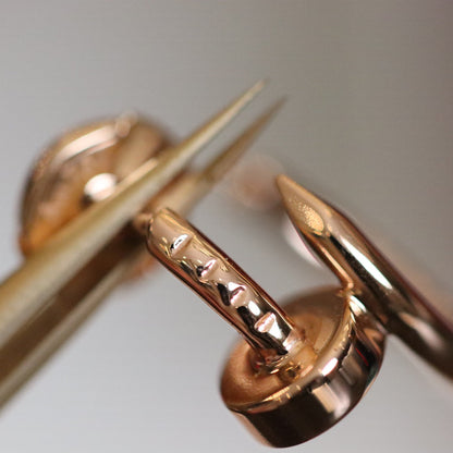 [AURORA]JUSTE EARRINGS PINK GOLD