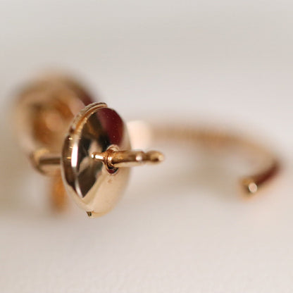 [AURORA]JUSTE EARRINGS PINK GOLD