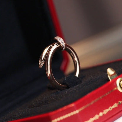 [AURORA]JUSTE RING 2.65MM PINK GOLD DIAMOND