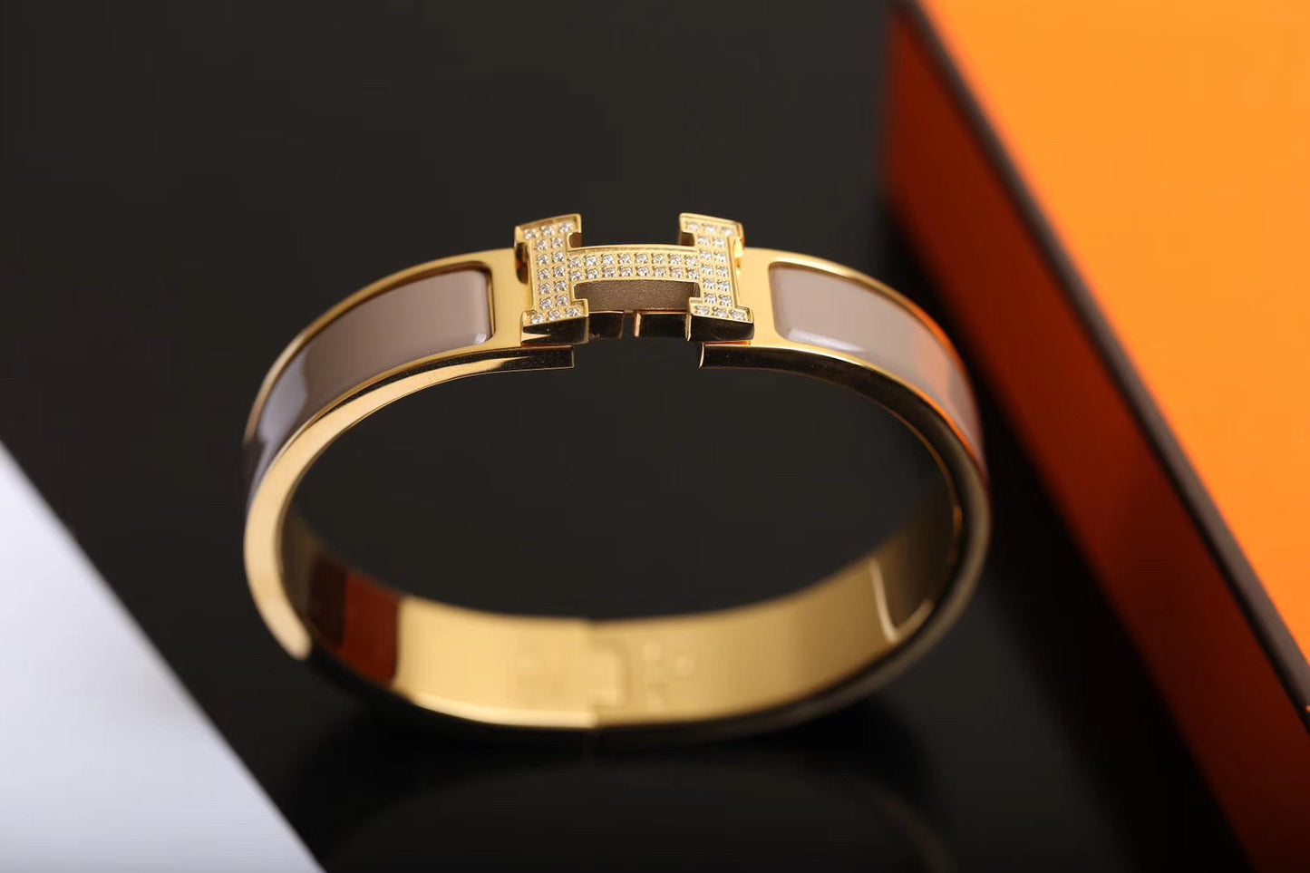 [AURORA]H BRACELET GOLD DIAMOND