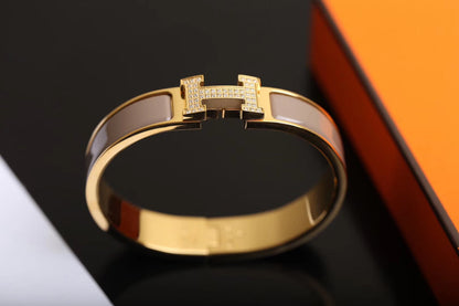 [AURORA]H BRACELET GOLD DIAMOND