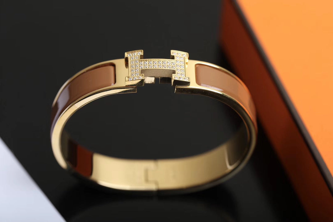 [AURORA]H BRACELET GOLD DIAMOND