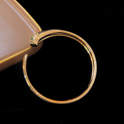 [AURORA]PANTHERE GOLD OPEN BRACELET