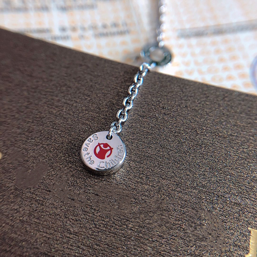 [AURORA]ZERO 1 BLACK CERAMIC SILVER NECKLACE