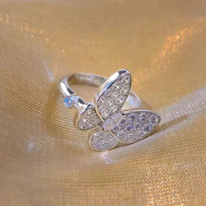 [AURORA]BUTTERFLY DIAMOND RING