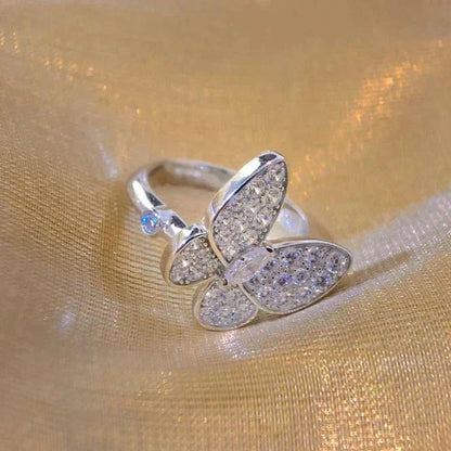 [AURORA]BUTTERFLY DIAMOND RING