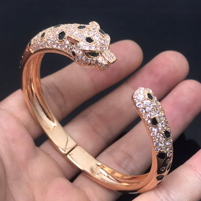 [AURORA]PANTHERE BIG BRACELET DIAMONDS