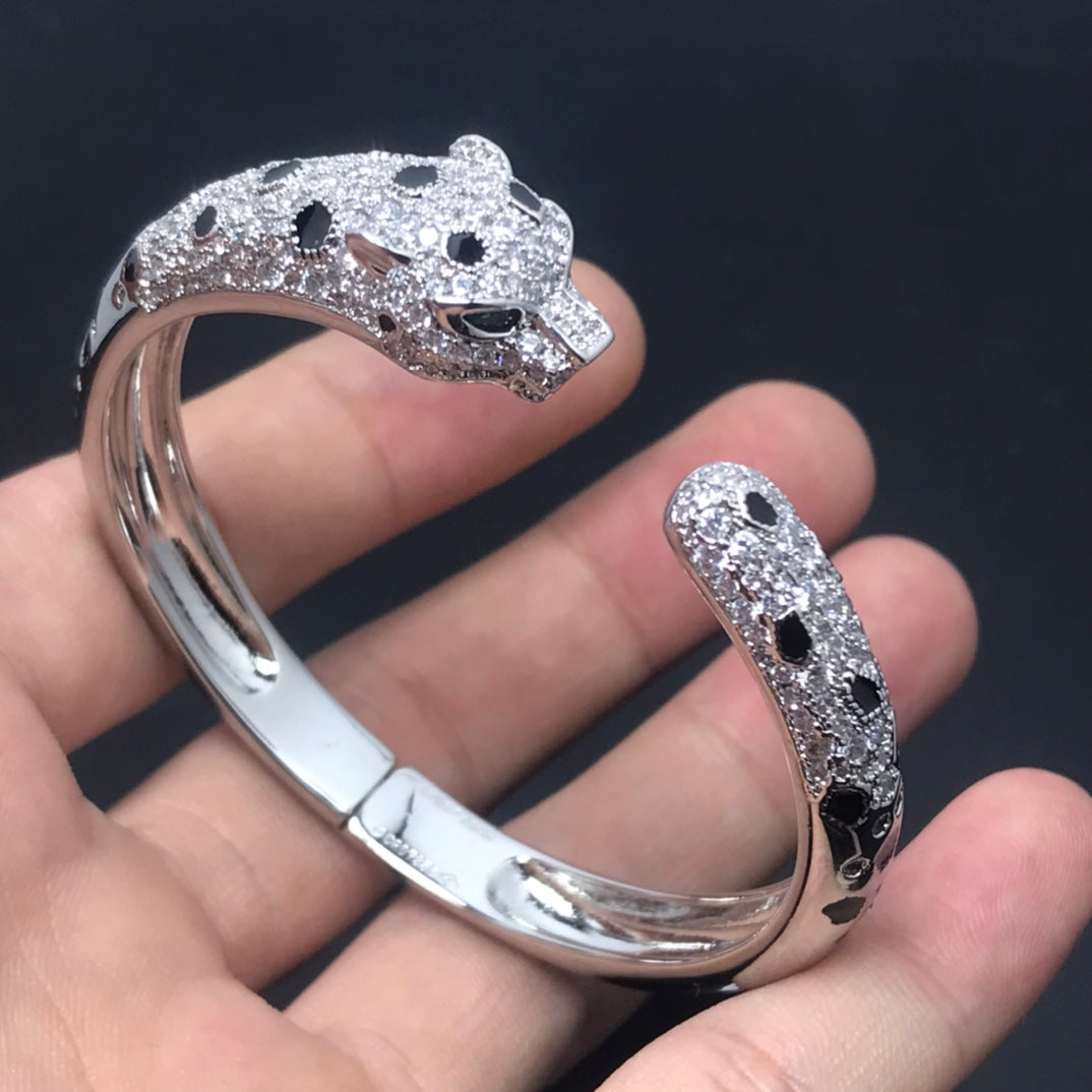 [AURORA]PANTHERE BIG BRACELET DIAMONDS