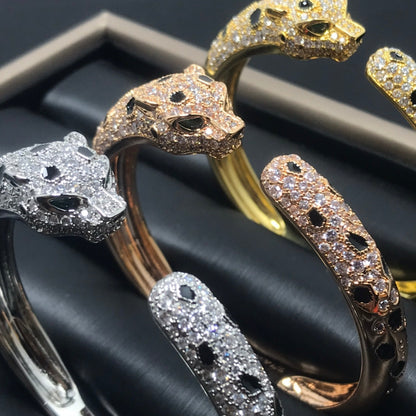 [AURORA]PANTHERE BIG BRACELET DIAMONDS