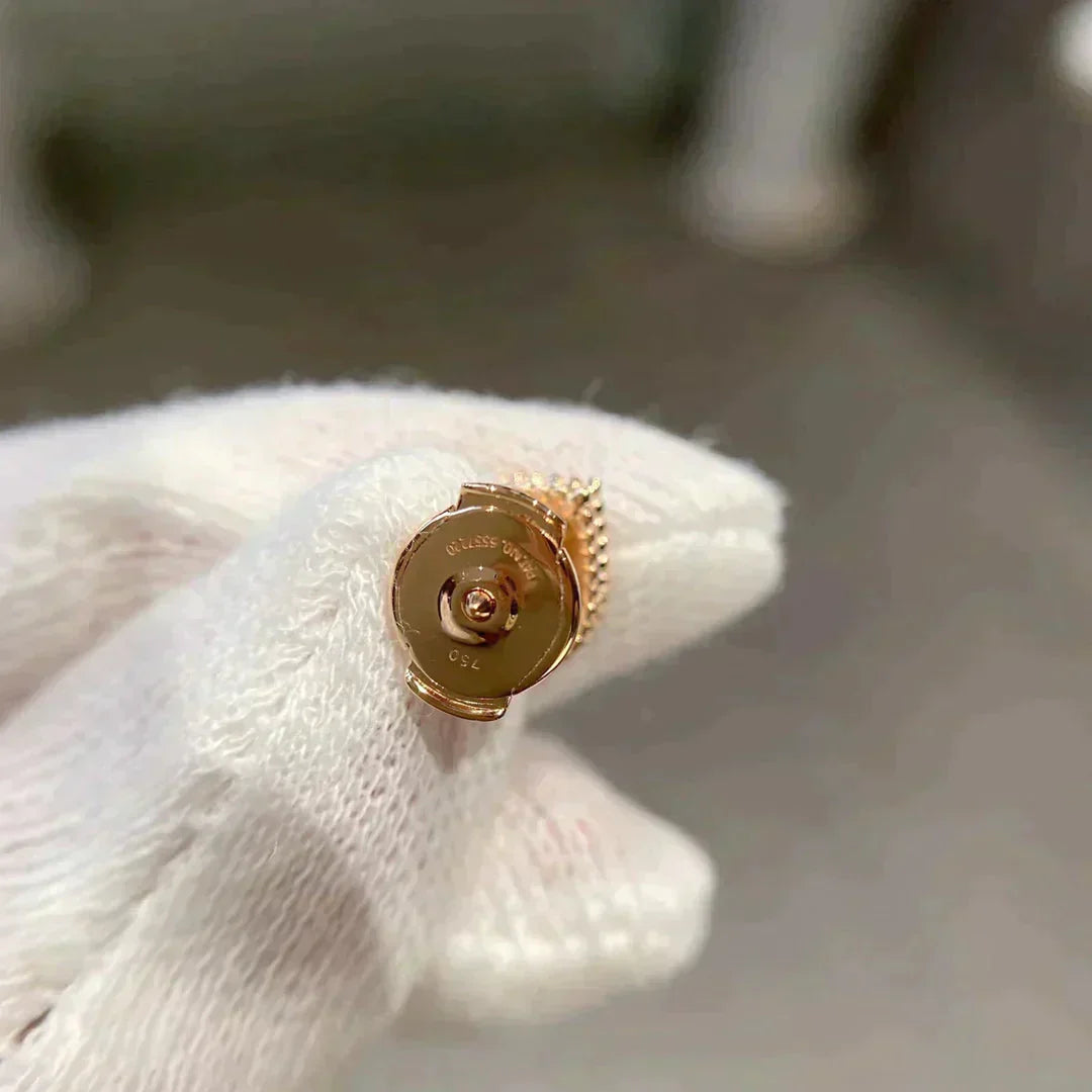 [AURORA]HEART CARNELIAN STUD EARRINGS