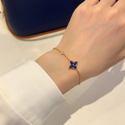 [AURORA]COLOR STAR PINK GOLD DIAMOND BRACELET