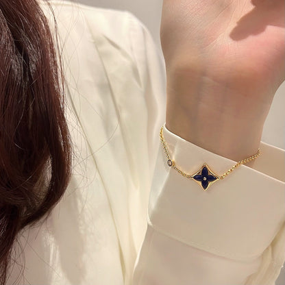 [AURORA]COLOR STAR PINK GOLD DIAMOND BRACELET