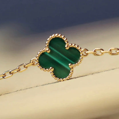 [AURORA]CLOVER 20 MOTIFS MALACHITE GOLD