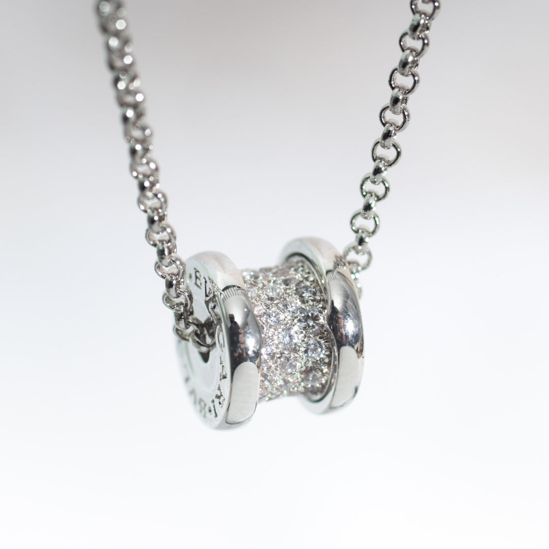 [AURORA]ZERO 1 SILVER DIAMOND NECKLACE