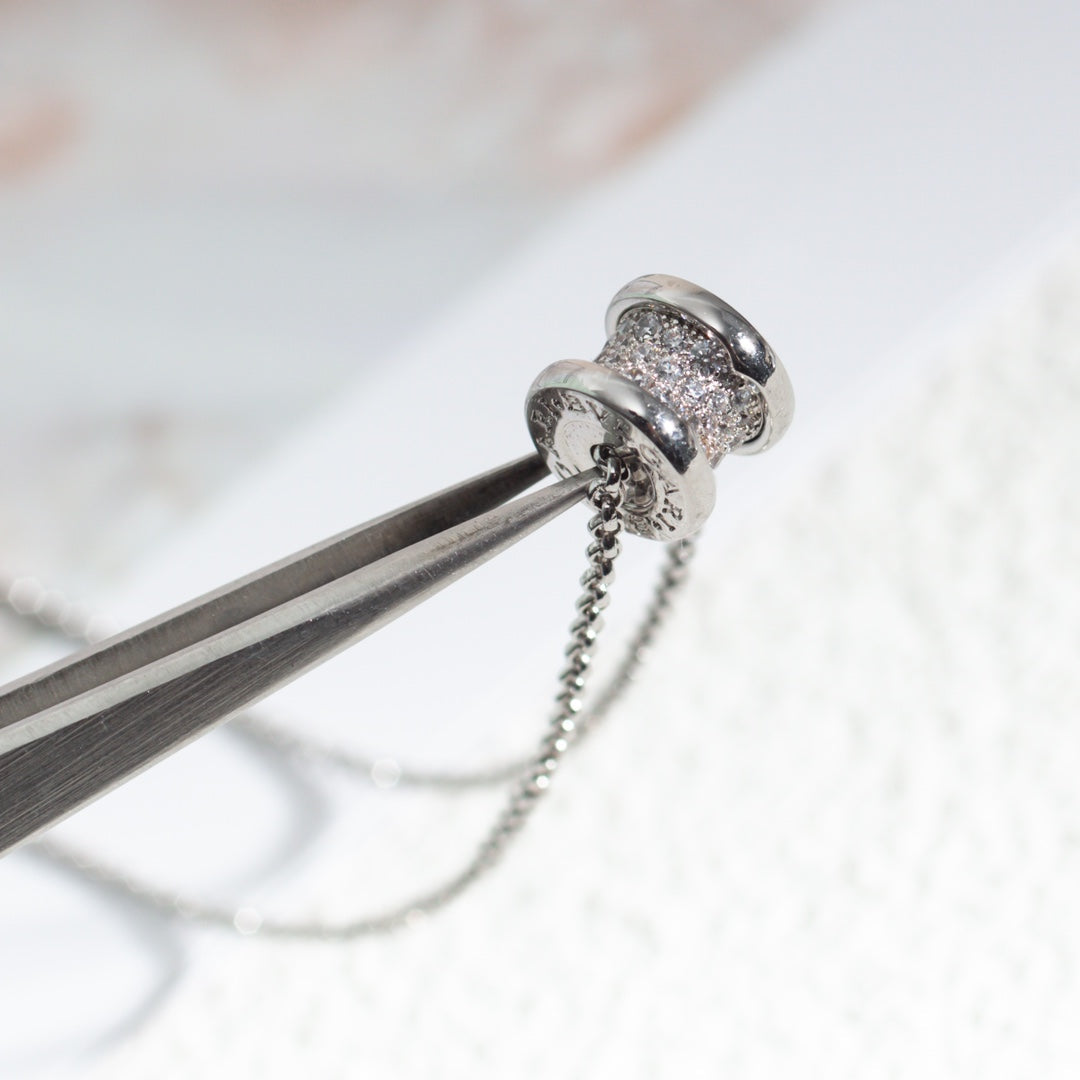 [AURORA]ZERO 1 SILVER DIAMOND NECKLACE